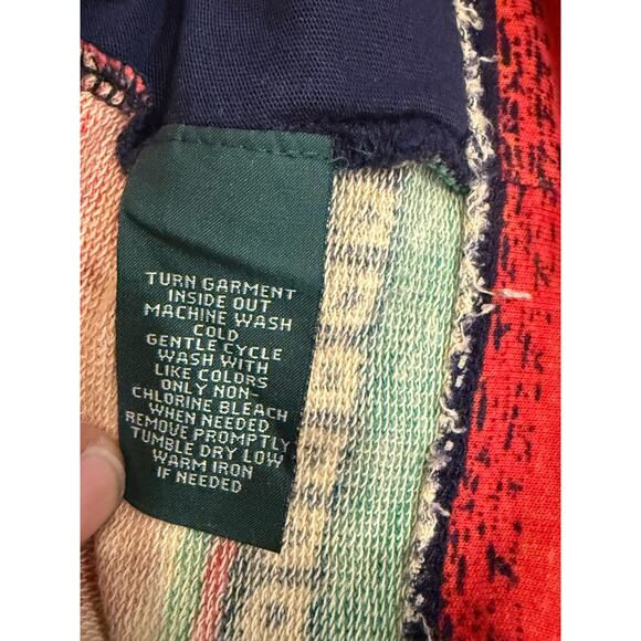 Lauren Ralph Lauren Women Zip Up Hoodie Jacket Size XL Aztec Southwestern Tribal - Picture 4 of 8